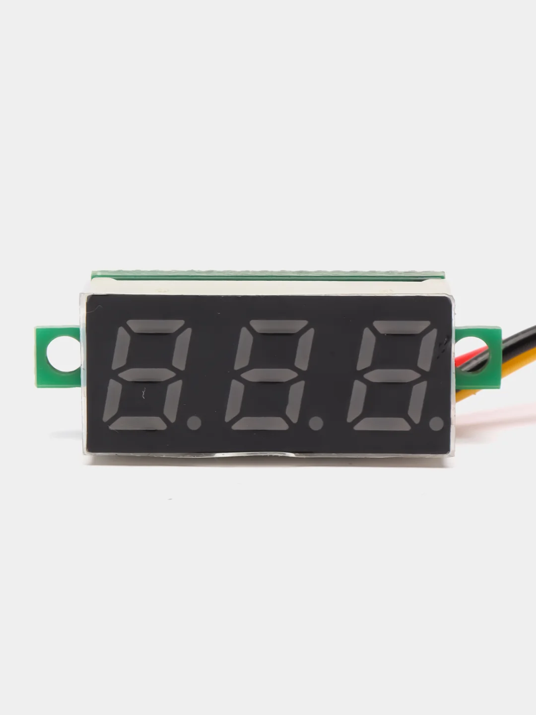 Желтый цифровой вольтметр 0-100V, без корпуса, 4 цвета