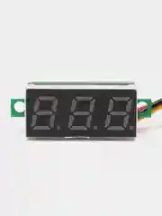 Желтый цифровой вольтметр 0-100V, без корпуса, 4 цвета