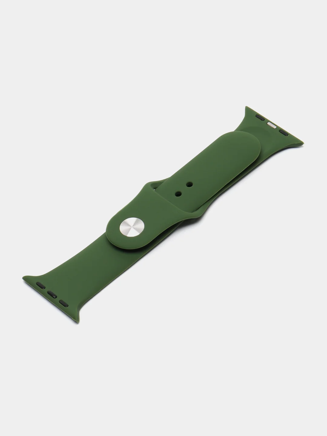 Зеленый ремешок для Apple Watch, силиконовый