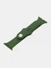 Зеленый ремешок для Apple Watch, силиконовый