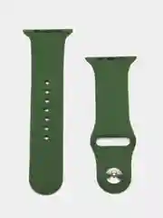 Зеленый ремешок для Apple Watch, силиконовый