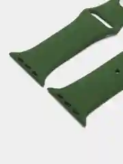 Зеленый ремешок для Apple Watch, силиконовый