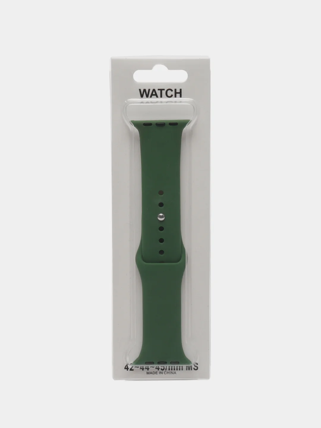 Зеленый ремешок для Apple Watch, силиконовый