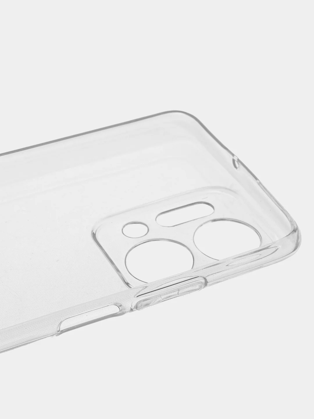 Чехол для Honor X7a, с защитой камеры, силикон, прозрачный