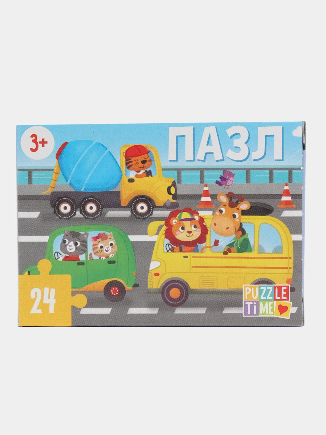Пазл "В городе", 24 элемента