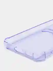 Лавандовый чехол для Samsung Galaxy S23, Самсунг С23 прозрачный, с карманом для карты