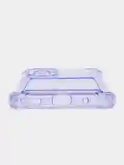 Лавандовый чехол противоударный Huawei Nova 8 (Хуавей Нова 8), прозрачный, с карманом для карты