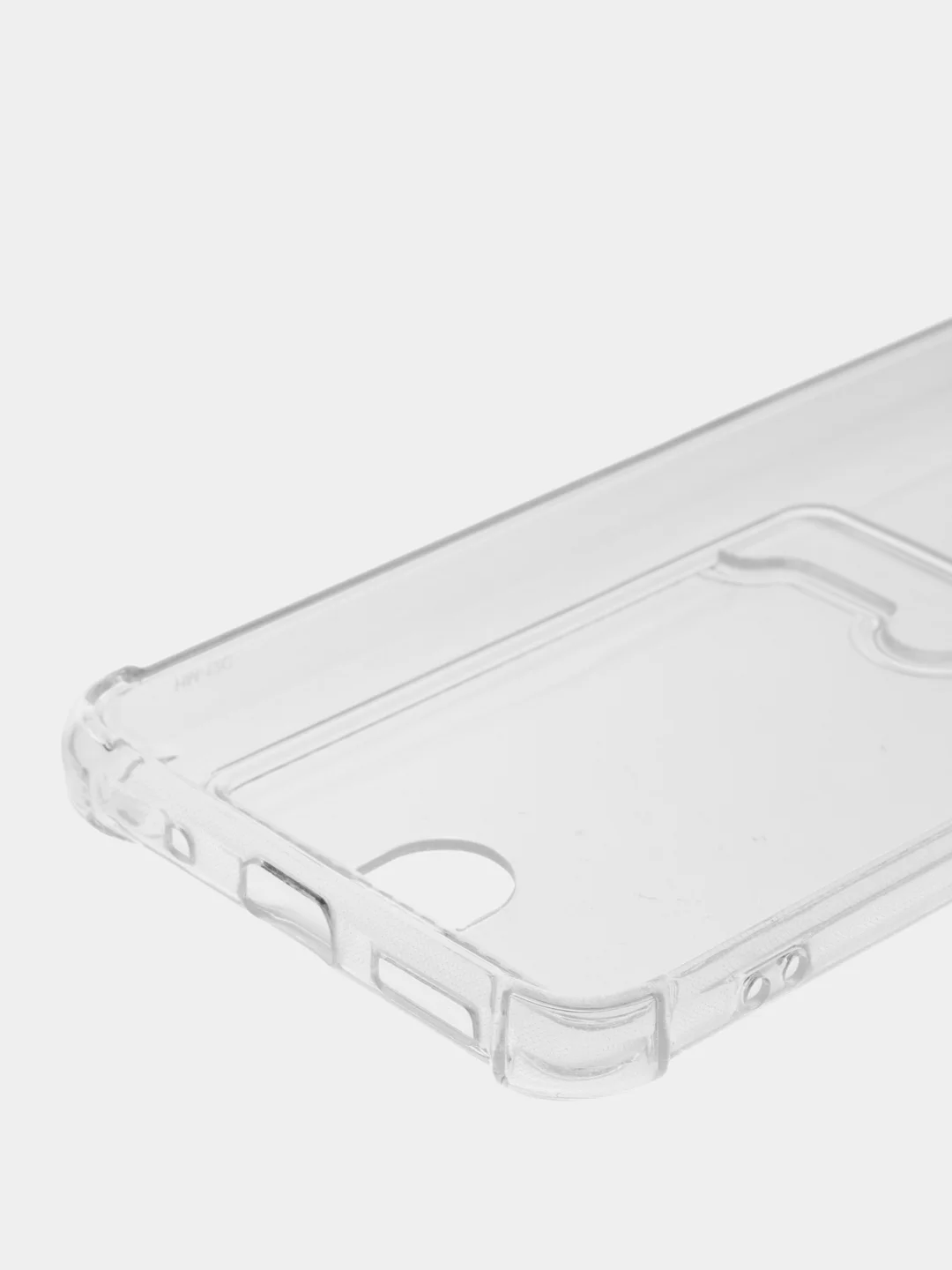 Прозрачный чехол для Xiaomi Redmi 12C, Сяоми Редми 12С, прозрачный, с карманом для карты