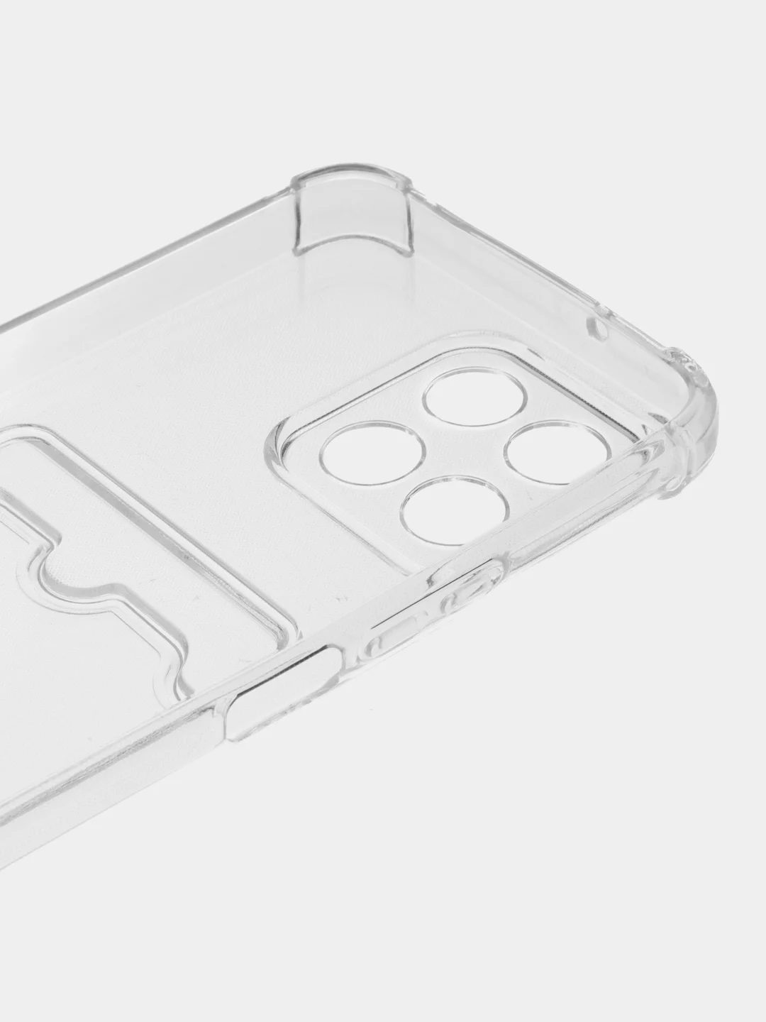 Прозрачный чехол для Honor X6, Honor X8 5G / Хонор Х6, Х8 5Г прозрачный, с карманом для карты