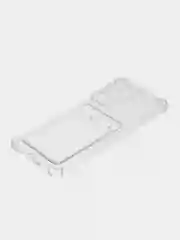 Прозрачный чехол противоударный Xiaomi 13 Lite / Сяоми 13 Лайт, прозрачный, с карманом для карты