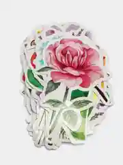 Желтый наклейки стикеры для творчества, мемы, стикерпак, сердечки, котики, бабочки, капибара 50 шт
