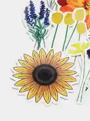 Желтый наклейки стикеры для творчества, мемы, стикерпак, сердечки, котики, бабочки, капибара 50 шт