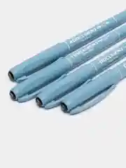 Линеры капиллярные ручки для письма и рисования, скетчинга черные Centropen 4 штуки 142302