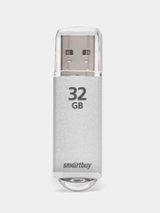 Флешка накопитель для компьютера 32 Gb, Smartbuy V-Cut, Usb 2.0, металл