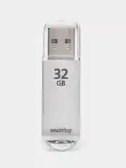 Флешка накопитель для компьютера 32 Gb, Smartbuy V-Cut, Usb 2.0, металл