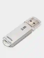Флешка накопитель для компьютера 8 Gb, Smartbuy V-Cut, Usb 2.0, металлический корпус