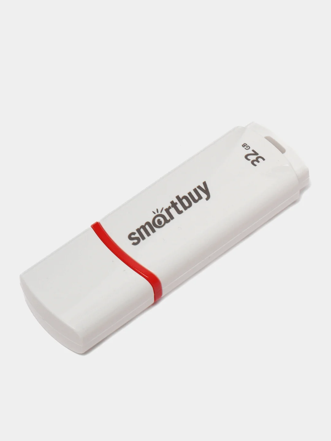 Флешка накопитель для компьютера 32 Gb, Smartbuy Crown, Usb 2.0, белый, 512185