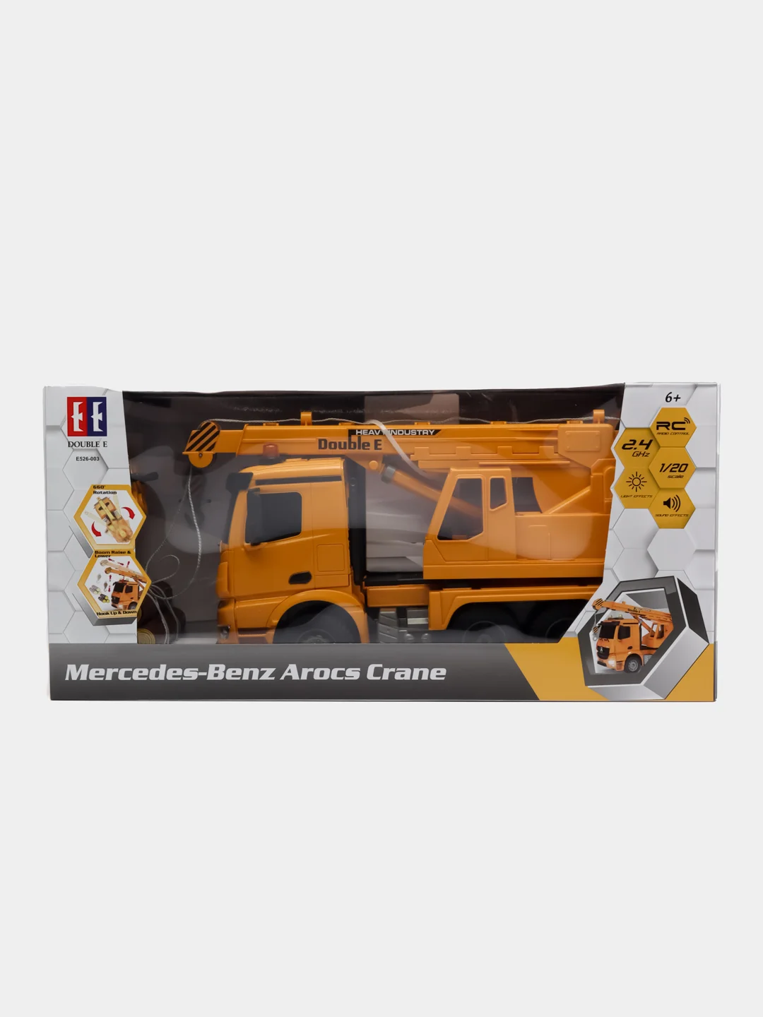 Радиоуправляемый автокран Mercedes-Benz Actros - E526-003