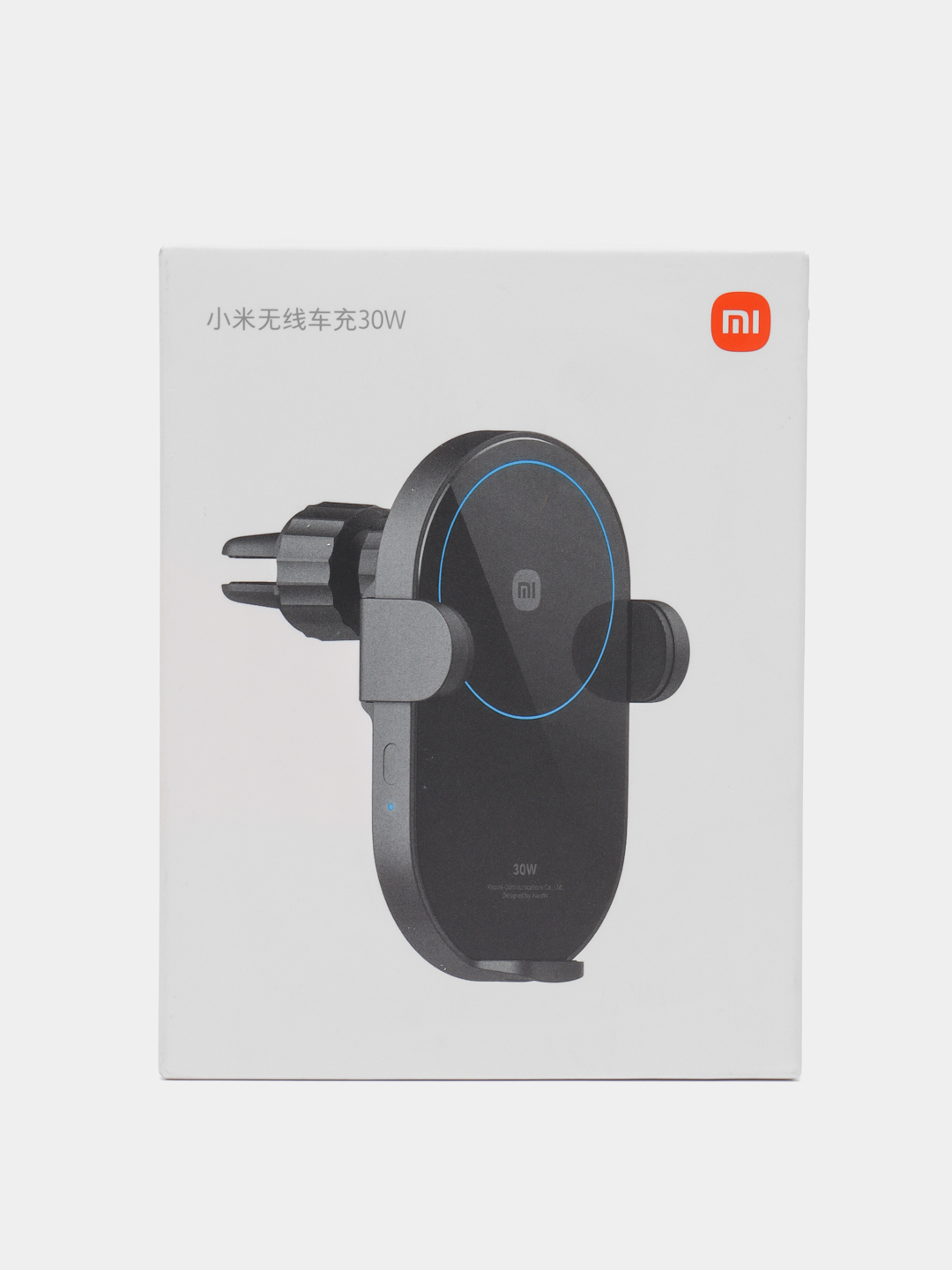 Автомобильный держатель с беспроводной зарядкой Xiaomi Wireless Car Charger  30W, W03ZM купить по цене 2999 ₽ в интернет-магазине Магнит Маркет