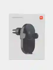 Черный автомобильный держатель с беспроводной зарядкой Xiaomi Wireless Car Charger 30W, W03ZM