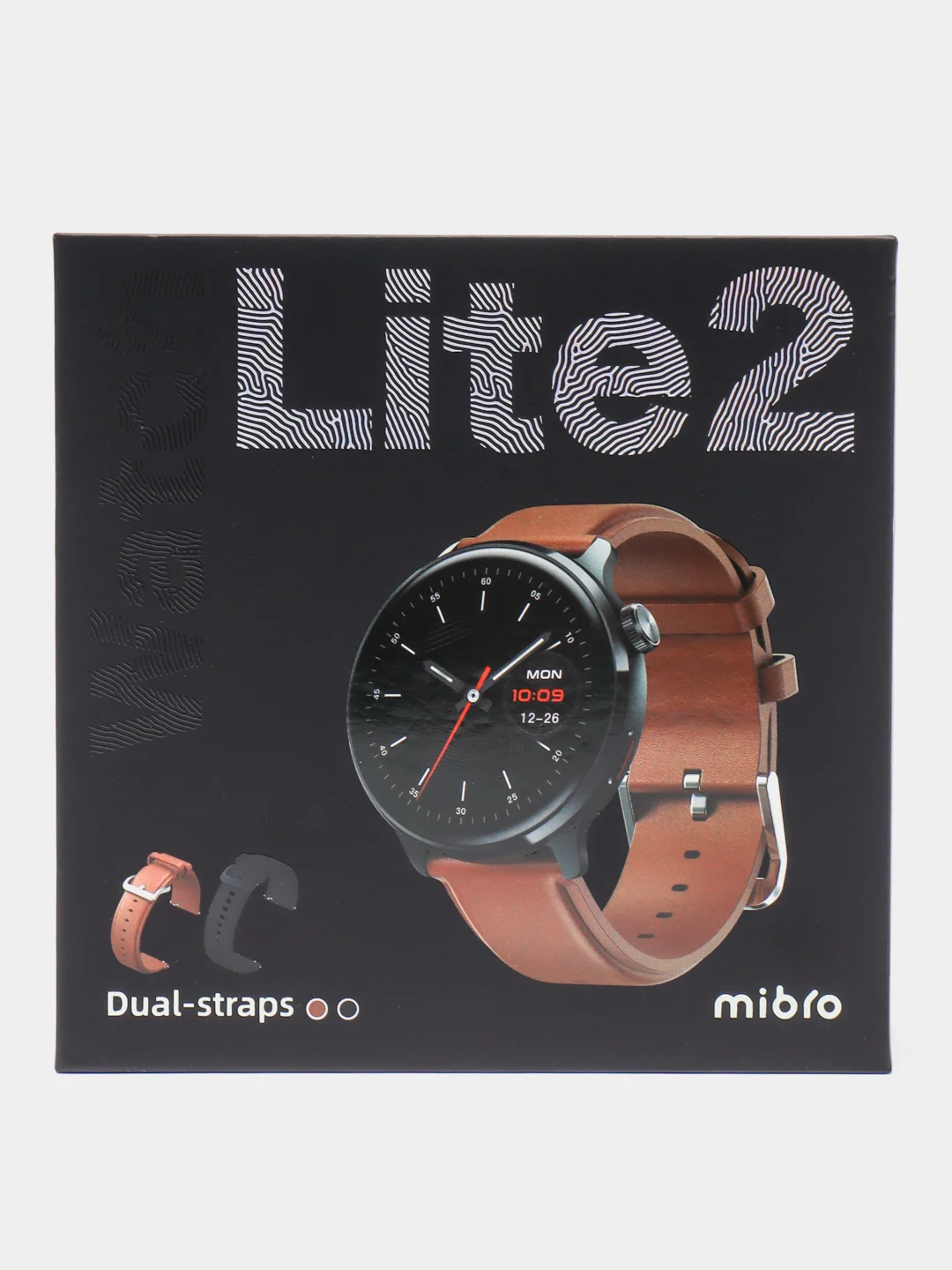 Черный умные часы Xiaomi Mibro Lite 2 (XPAW011) EU + 2 ремешка