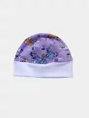 Шапочка для новорожденного на широкой резинке, фланель, 100% хлопок