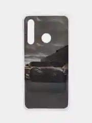 Серый меланж чехол Huawei Honor 10i, Honor 20E, Honor 10 Lite, P Smart 2019 с рисунком Игра в кальмара