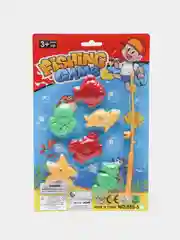 Разноцветный рыбалка. Игрушка детская "Рыбак": удочка, 6 рыбок