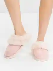 Розовый тапочки домашние меховые, теплые, мягкие, комнатные, женские, мужские, подарок на 8 марта