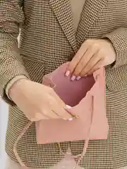 Розовый сумка женская маленькая вместительная, детская