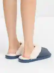Морской тапочки домашние меховые, теплые, мягкие, комнатные, женские, мужские, Подарок 8 марта