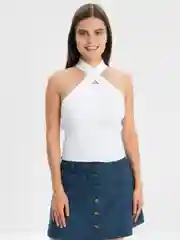 Белый топ женский