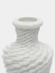 Белый ваза декоративная, пластик, 19,5 x 13 см, 3 цвета, 502-794