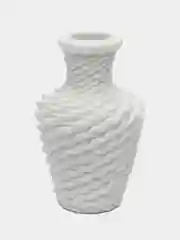 Белый ваза декоративная, пластик, 19,5 x 13 см, 3 цвета, 502-794
