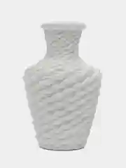 Белый ваза декоративная, пластик, 19,5 x 13 см, 3 цвета, 502-794