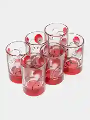 Вишнёвый набор стопок, 6 шт