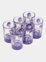 Фиолетовый набор стопок, 6 шт