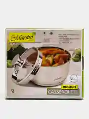 Кастрюля Maestro MR-3510-24, с крышкой, 5 л, 24 см