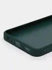Тёмно-зелёный чехол для Samsung Galaxy A13, Самсунг Галакси А13 4G, пластиковый, глянцевый, под стекло