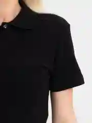 Черный платье поло футболка