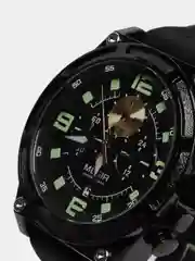 Черный мужские наручные часы Megir MN2116G, с хронографом, в подарочной упаковке