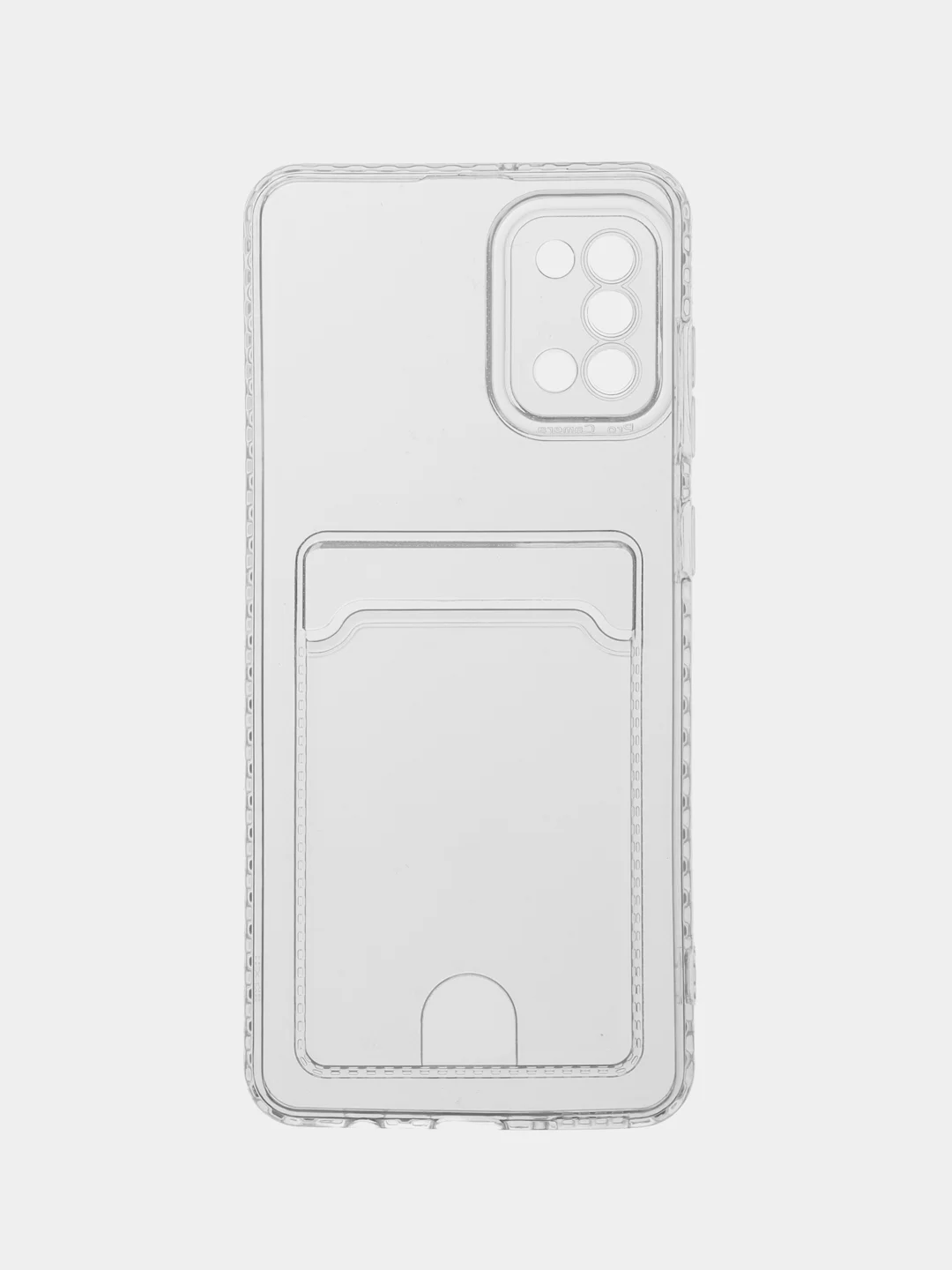 Лавандовый чехол для Samsung Galaxy A31, Самсунг Галакси А31 с карманом для карты