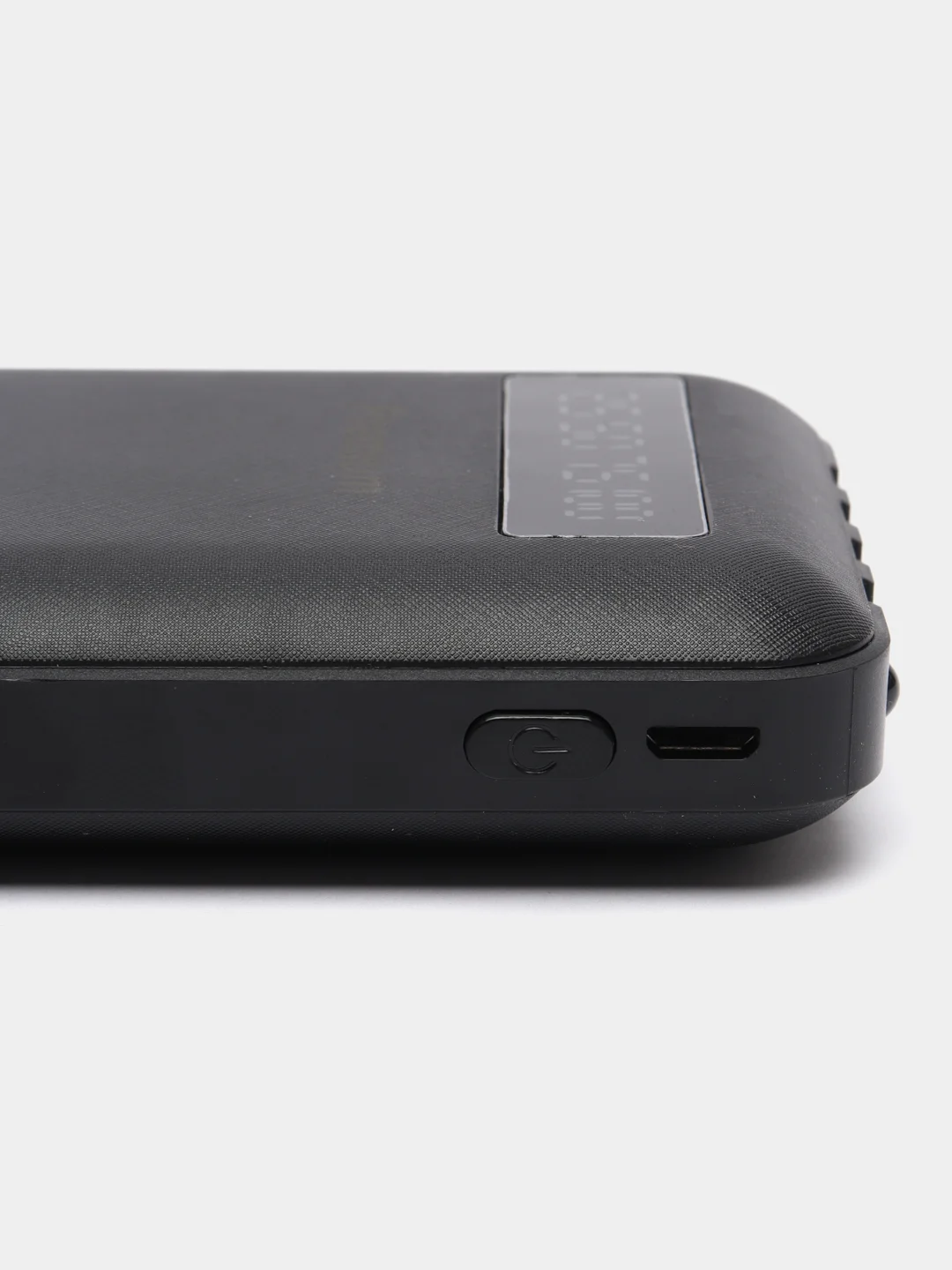 Черный повербанк внешний аккумулятор, 10000 mAh