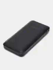 Черный повербанк внешний аккумулятор, 10000 mAh
