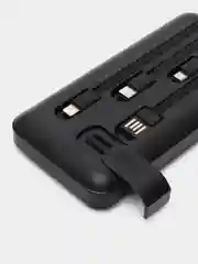 Черный повербанк внешний аккумулятор, 10000 mAh
