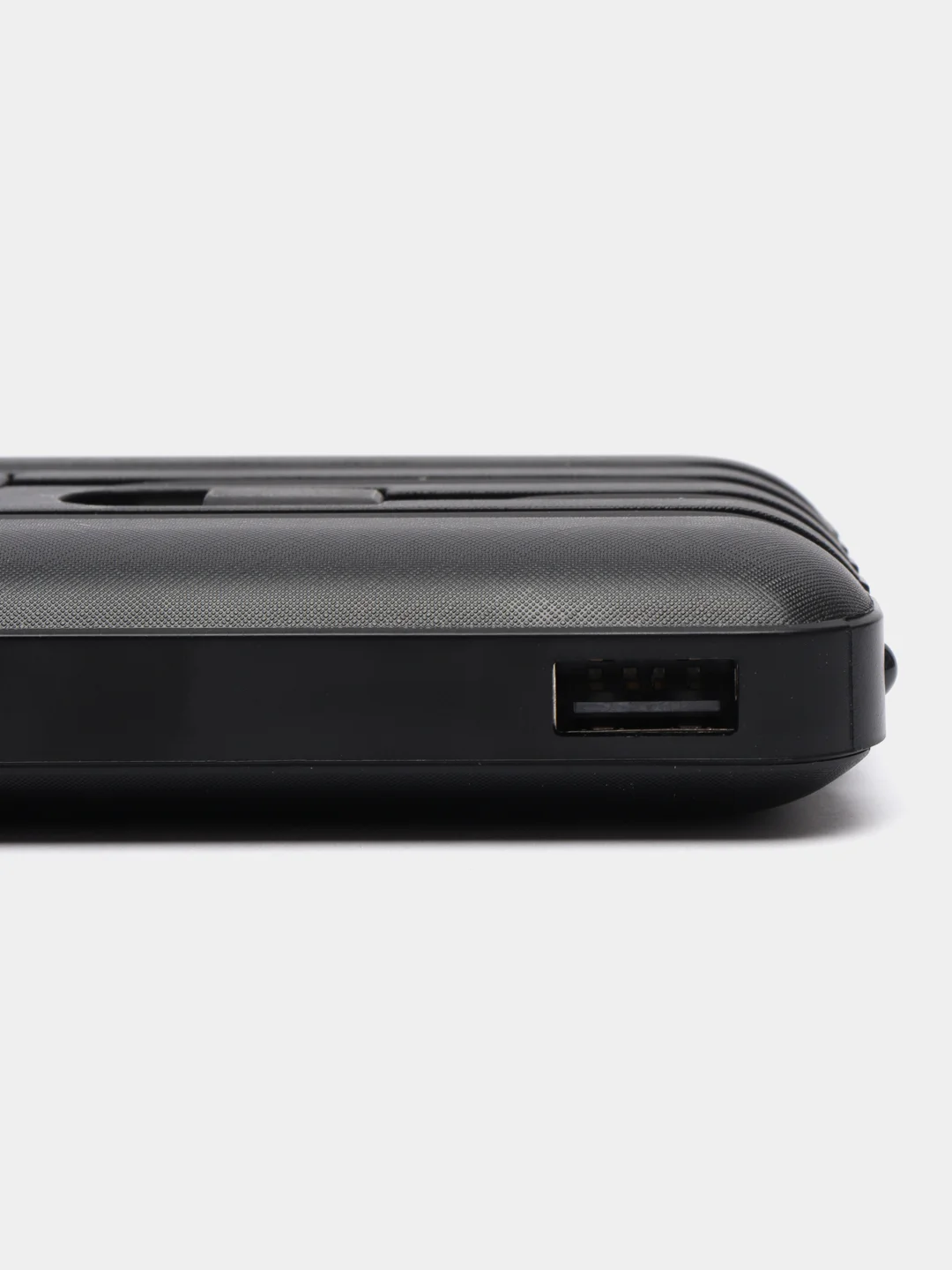 Черный повербанк внешний аккумулятор, 10000 mAh