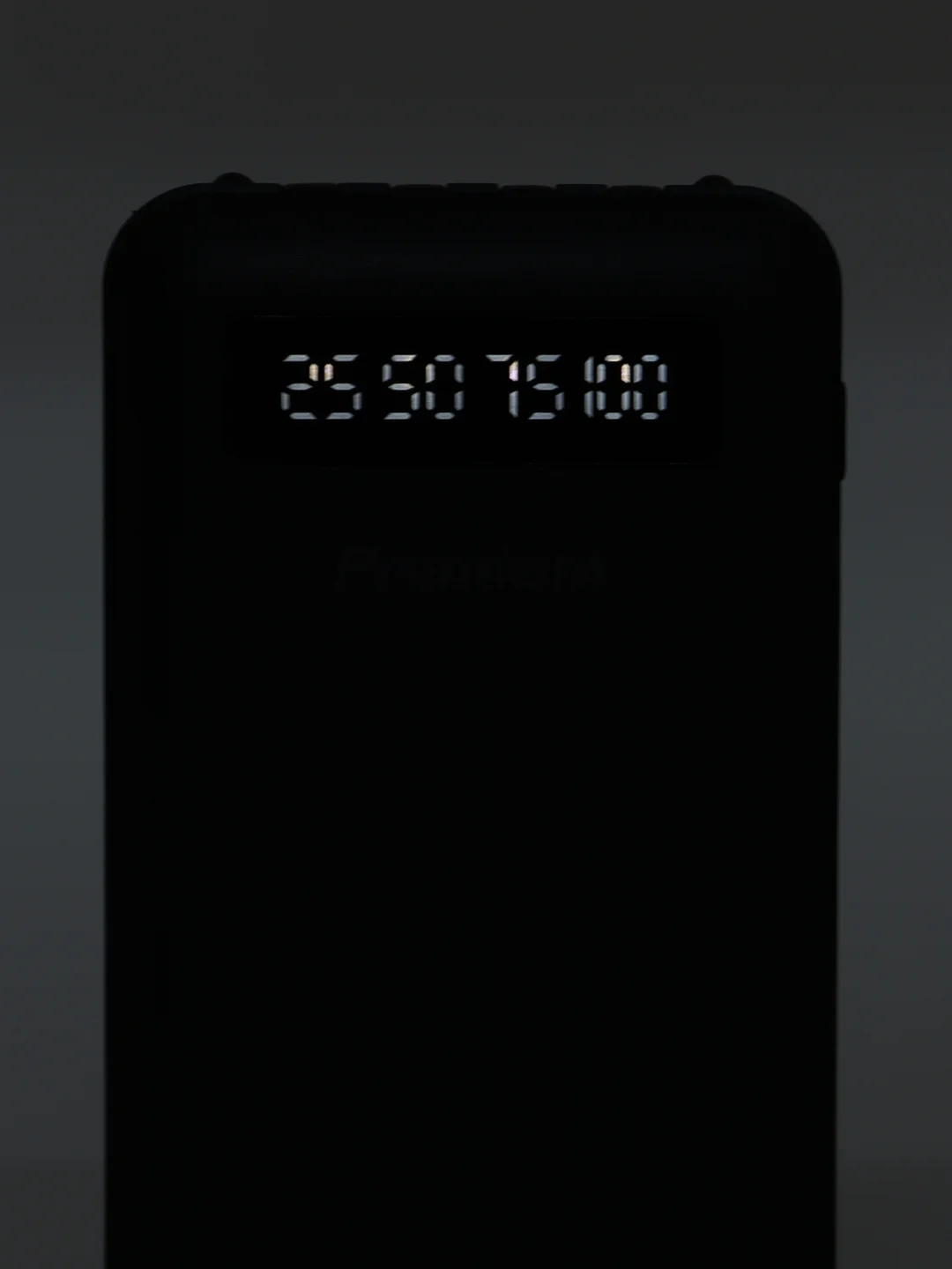 Черный повербанк внешний аккумулятор, 10000 mAh