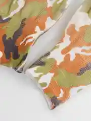 Зелёный хаки перчатки садовые нейлоновые 3 пары  "Цветочек" с полиуретановым покрытием