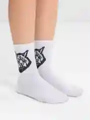 Белый носки "Барс"