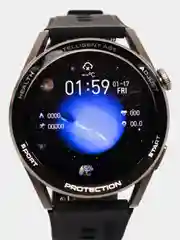 Черный смарт часы наручные Smart Watch X3 Pro, мужские, круглые